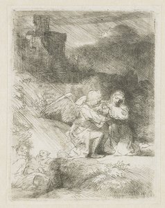 La agonía en el jardín de Rembrandt van Rijn