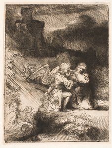 La agonía en el huerto de Rembrandt van Rijn