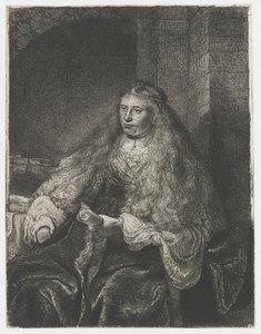 La gran novia judía de Rembrandt van Rijn