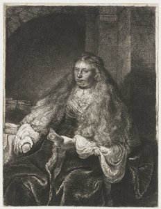La gran novia judía de Rembrandt van Rijn