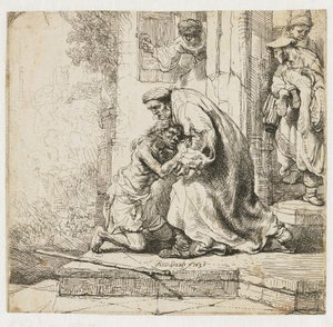 El regreso del hijo pródigo de Rembrandt van Rijn