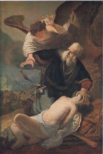 El sacrificio de Isaac, Bibbys Annual, 1916-1917 de Rembrandt van Rijn