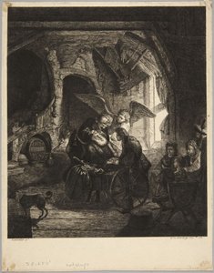 Tobías recuperando la vista de Rembrandt van Rijn
