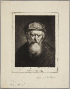 Anciano atrabiliario de Rembrandt van Rijn