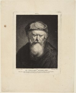 Anciano atrabiliario de Rembrandt van Rijn