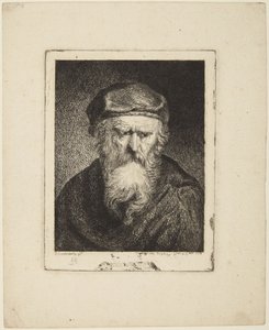 Anciano atrabiliario de Rembrandt van Rijn