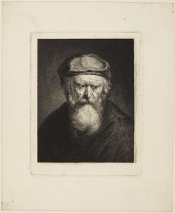 Anciano irascible de Rembrandt van Rijn