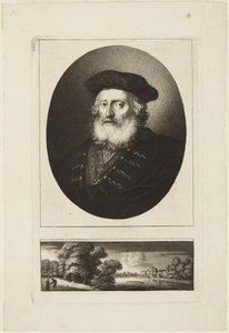Anciano con toque de Rembrandt van Rijn