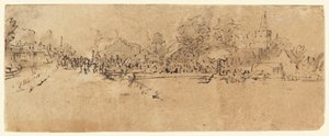 Vista de Diemen de Rembrandt van Rijn
