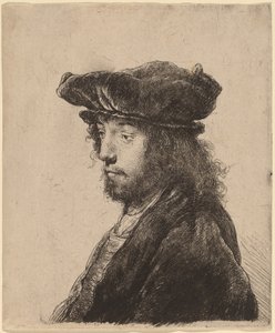 La cuarta cabeza oriental de Rembrandt van Rijn and Studio of Rembrandt