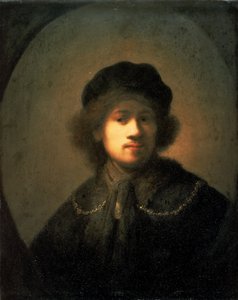 Retrato del artista como un joven de Rembrandt van Rijn
