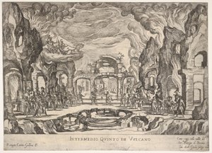 Quinto Intermedio: Vulcano, de la serie Siete Intermedios..., 1608