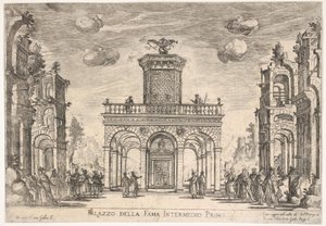 Primer interludio: palacio de la fama Intermedio sesto: palazzo della fama, de la serie 