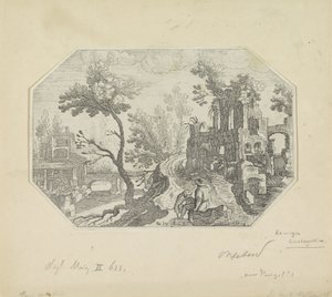 Paisaje con ruina