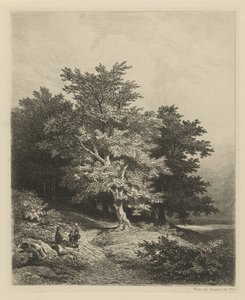 Cifras en un borde del bosque de Remigius Adrianus Haanen