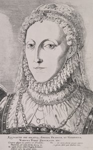 Reina Isabel I (1533-1603), c.1572-75 de Remigius Hogenbergh