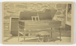 Piano en el cuartel general de Washington (Newburgh, NY) de Remillard