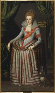 Princesse Anne Catherine de Brandebourg, reine consort de Danemark Norvege - Retrato de la princesa Ana Catalina de Brandeburgo (1575-1612), reina de Dinamarca y Noruega, por Petersen (Piettersz), Remmert (ca. 1575-1649). Óleo sobre lienzo. Dimensiones : 2 de Remmert (c.1575 1649) Petersen