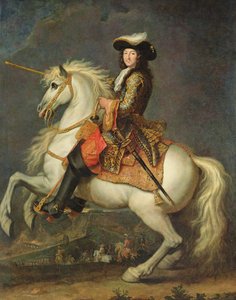 Retrato ecuestre de Luis XIV (1638-1715)