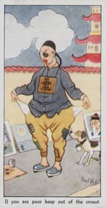 Proverbio oriental: Si eres pobre, mantente fuera de la multitud de René Bull