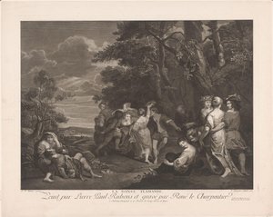 Paisaje con figuras danzantes
La danse flamande (título en el objeto)
