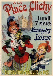 A la Place Clichy, cartel, 1890s