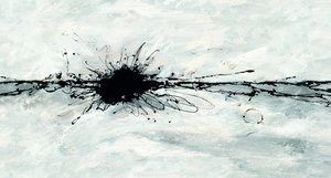 Explosión de tinta negra