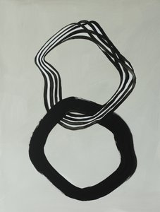 Anillos abstractos entrelazados de Renate Holzner