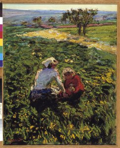 En la alfalfa (pintura) de Rene Auguste Seyssaud