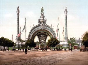 Gran Entrada de la Exposición Universal de 1900 en París por Rene Binet
