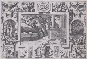 Medea Huye de Jasón con la Espada en Mano, 1563