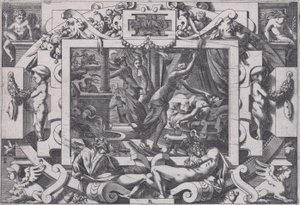 Pelias asesinado por sus hijas (por piedad ellas toman coraje para vaciar su sangre), 1563