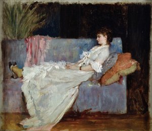 Madame Flahaut (óleo sobre lienzo) de René François Xavier Prinet