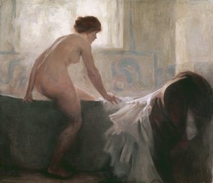 Mujer bañándose de René François Xavier Prinet