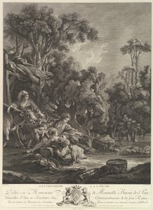 Los aldeanos pescando de Rene Gaillard