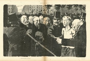 Ilustración de Hermann-Paul en Le Canard Sauvage de Rene George Hermann Paul