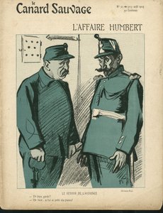 Ilustración de Hermann-Paul (1864-1940) para la portada de Le Canard Sauvage, No. 21 de Rene George Hermann Paul