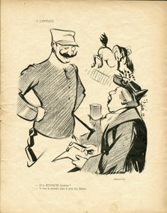 Ilustración de Hermann-Paul (1864-1940) en El pato salvaje de Rene George Hermann Paul