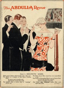 Cigarrillos Abdulla, años 1920 de Rene Vincent