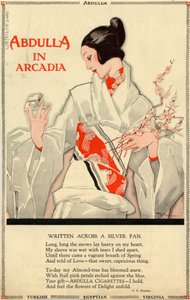Cigarrillos Abdulla, años 1920 de Rene Vincent