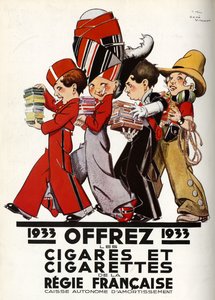Cigarrillos de la regie Francaise, 1932