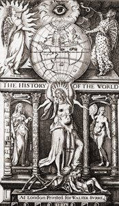 Tras la portada de la Historia del mundo de Raleigh