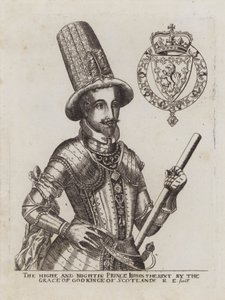 Rey Jacobo VI de Escocia de Renold (after) Elstrack