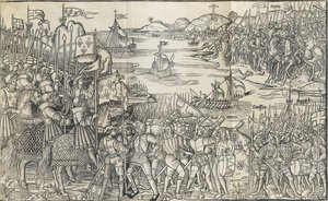 Ilustración de Peregrinatio in terram sanctam Viaje a Tierra Santa de Bernhard von Breidenbach