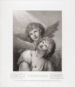 Dos querubines. Dos ángeles