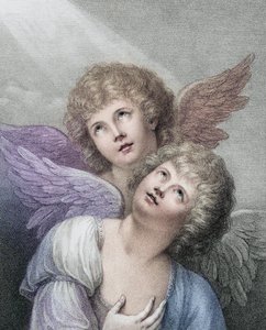 Dos querubines. Dos ángeles