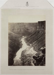 Grand Cañon, Colorado River, Mouth of Kanab Wash, Looking West de Reverend George Wilson Bridges
