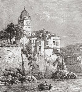 El Arsenal de Génova, norte de Italia, a finales del siglo XIX. De Italian Pictures by Rev. Samuel Manning, publicado hacia 1890. de Reverend Samuel Manning