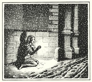 Hans Christian Andersen: La pequeña cerillera de Rex (after) Whistler
