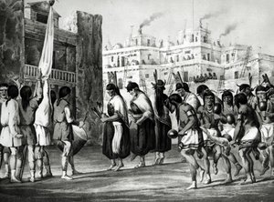 Danza del búfalo en Pueblo de Zuni, Nuevo México, del 